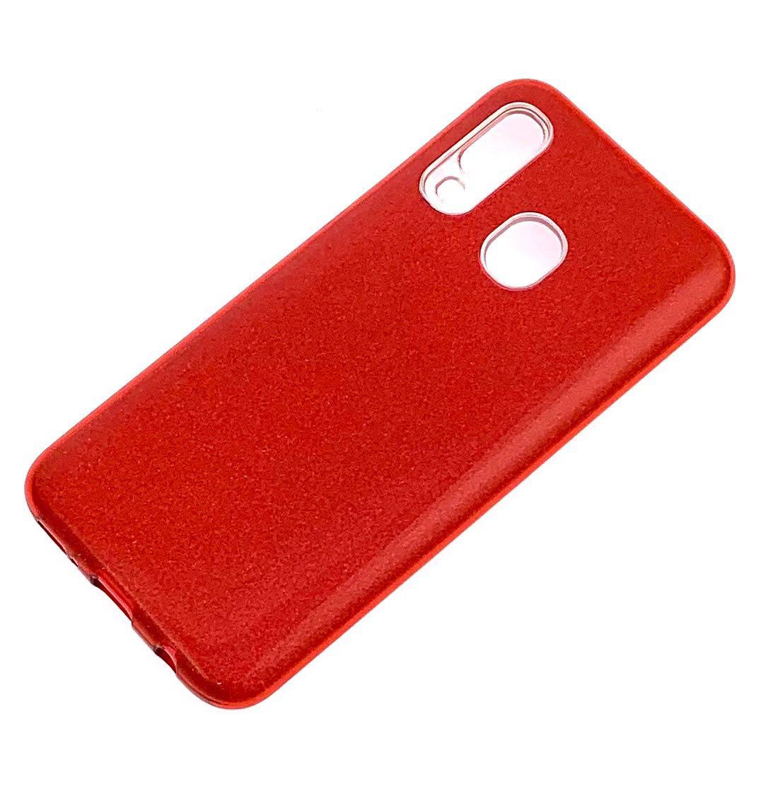 Чехол накладка Shine для SAMSUNG Galaxy A70 2019 (SM-A705), силикон, блестки, цвет красный. Чехол накладка Shine для SAMSUNG Galaxy A70 2019 (SM-A705), силикон, блестки, цвет красный.