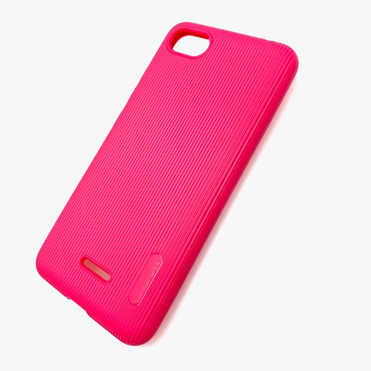 Чехол накладка для XIAOMI REDMI 6A, силикон, цвет малиновый.