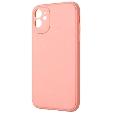 Чехол накладка для APPLE iPhone 11, защита камеры, силикон, матовый, цвет персиковый Чехол накладка для APPLE iPhone 11, защита камеры, силикон, матовый, цвет персиковый