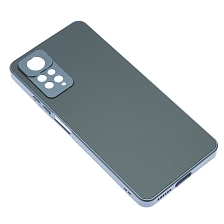 Чехол накладка для XIAOMI Redmi Note 12 Pro 4G, защита камеры, силикон, пластик, цвет темно синий Чехол накладка для XIAOMI Redmi Note 12 Pro 4G, защита камеры, силикон, пластик, цвет темно синий