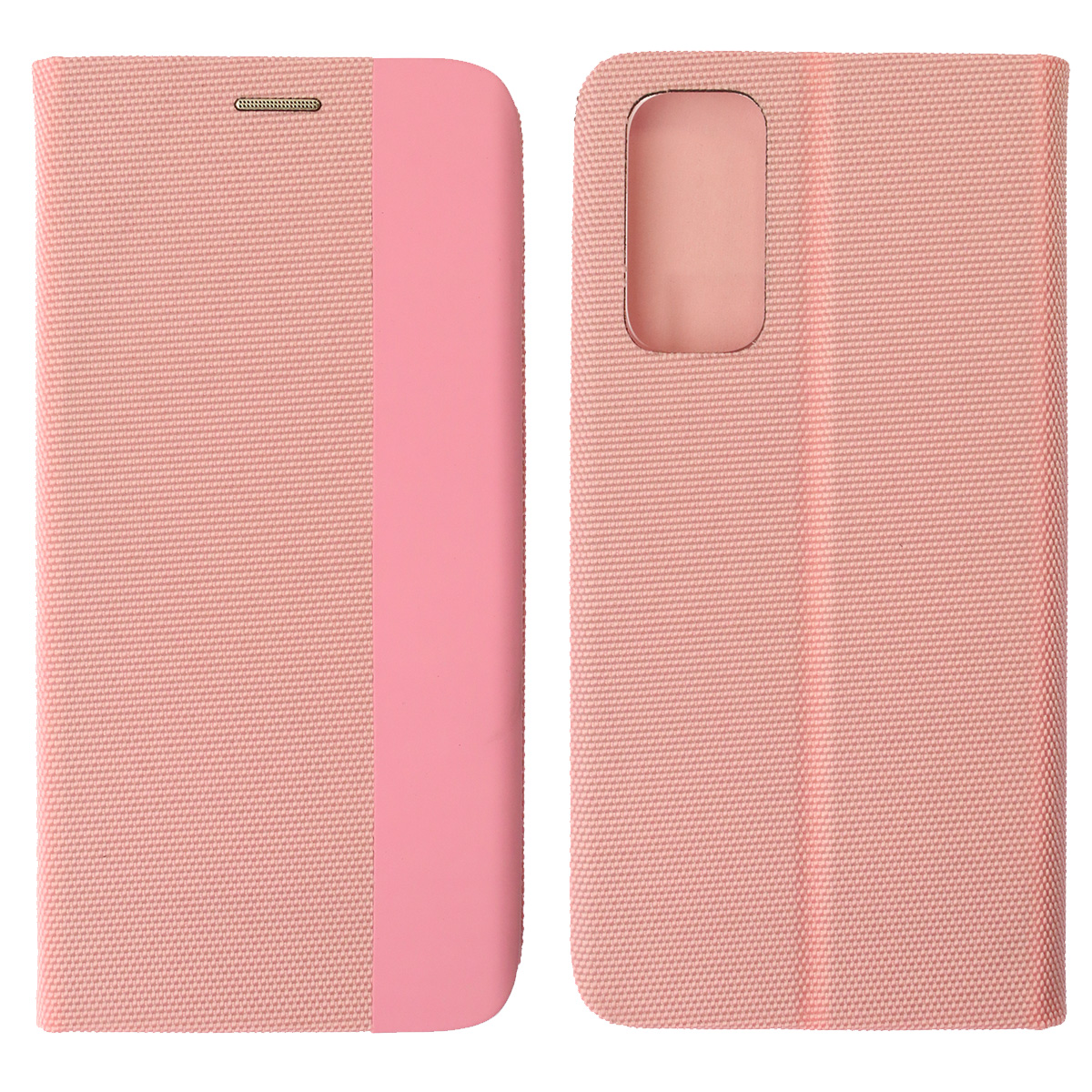 Чехол книжка MESH для XIAOMI Redmi Note 11 4G, Redmi Note 11S, текстиль, силикон, бархат, визитница, цвет розовый