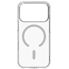 Чехол накладка Clear Case для APPLE iPhone 17 Pro MAX, с поддержкой Magsafe, силикон, цвет прозрачный