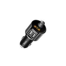HOCO E19 Smart беспроводной FM transmitter, FM модулятор, АЗУ (автомобильное зарядное устройство) на 2 USB порта 5V-2.4A, цвет черный HOCO E19 Smart беспроводной FM transmitter, FM модулятор, АЗУ (автомобильное зарядное устройство) на 2 USB порта 5V-2.4A, цвет черный
