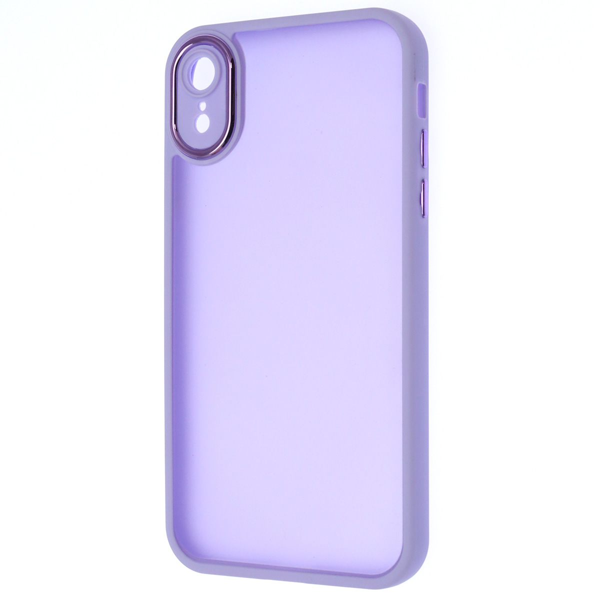 Чехол накладка KING для APPLE iPhone XR, силикон, пластик, защита камеры, цвет окантовки сиреневый Чехол накладка KING для APPLE iPhone XR, силикон, пластик, защита камеры, цвет окантовки сиреневый