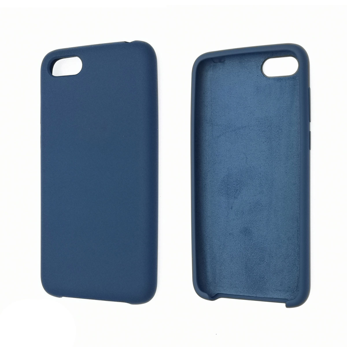 Чехол накладка Silicon Cover для HUAWEI Honor 7A, Y5 2018, Y5 Prime, Y5 Lite, силикон, бархат, цвет темно синий. Чехол накладка Silicon Cover для HUAWEI Honor 7A, Y5 2018, Y5 Prime, Y5 Lite, силикон, бархат, цвет темно синий.