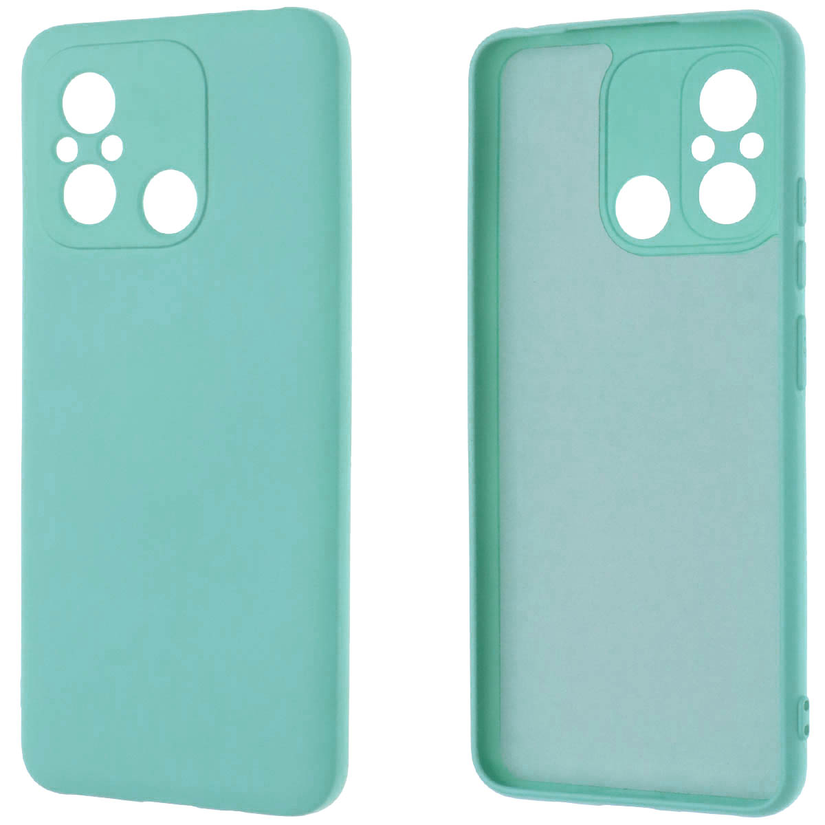 Чехол накладка NANO для XIAOMI Redmi 12C, XIAOMI POCO C55, силикон, бархат, цвет бирюзовый Чехол накладка NANO для XIAOMI Redmi 12C, XIAOMI POCO C55, силикон, бархат, цвет бирюзовый