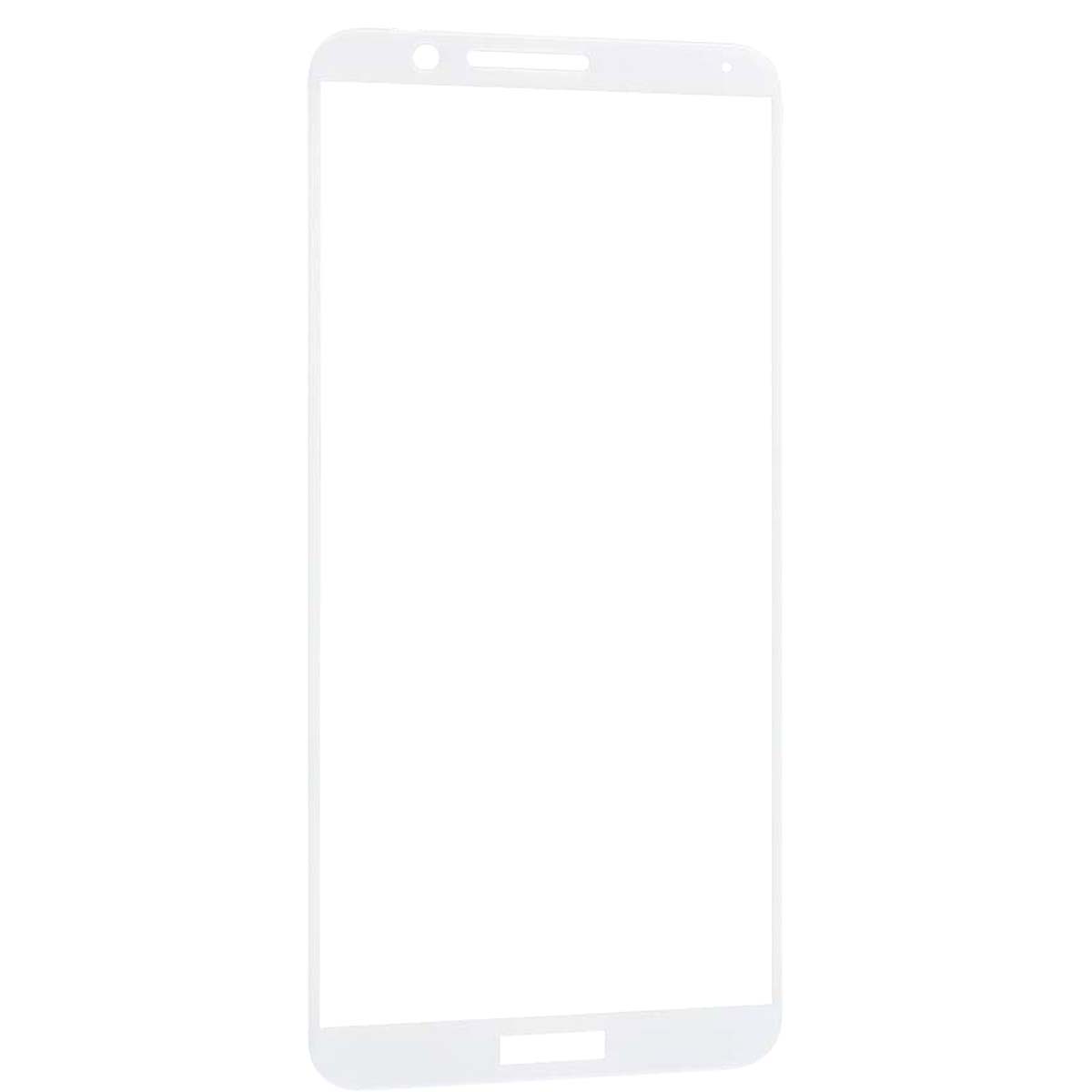 Защитное стекло 5D для HUAWEI Honor 7X (BND-AL10, BND-L21, BND-L24, BND-TL10), цвет окантовки белый