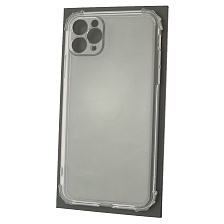 Чехол накладка для APPLE iPhone 11 PRO MAX (6.5), противоударный, защита камеры, силикон, цвет прозрачный Чехол накладка для APPLE iPhone 11 PRO MAX (6.5), противоударный, защита камеры, силикон, цвет прозрачный