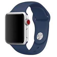 Ремешок для Apple Watch спортивный "Sport", размер 38-40 mm, цвет синий Ремешок для Apple Watch спортивный "Sport", размер 38-40 mm, цвет синий