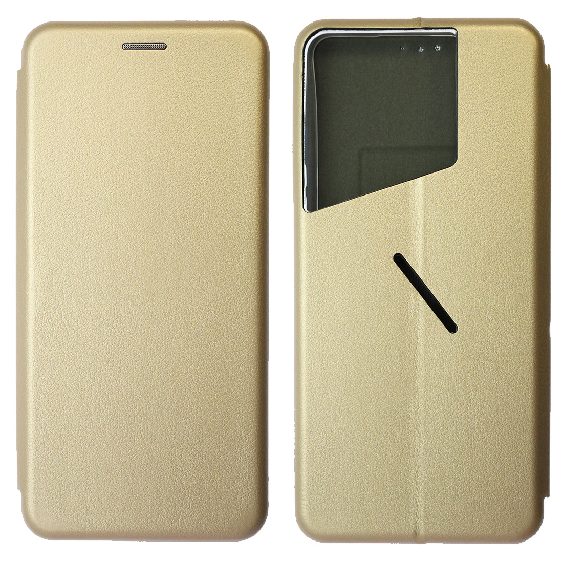 Чехол книжка STYLISH для TECNO Pova 5 Pro 5G, экокожа, визитница, цвет золотистый Чехол книжка STYLISH для TECNO Pova 5 Pro 5G, экокожа, визитница, цвет золотистый