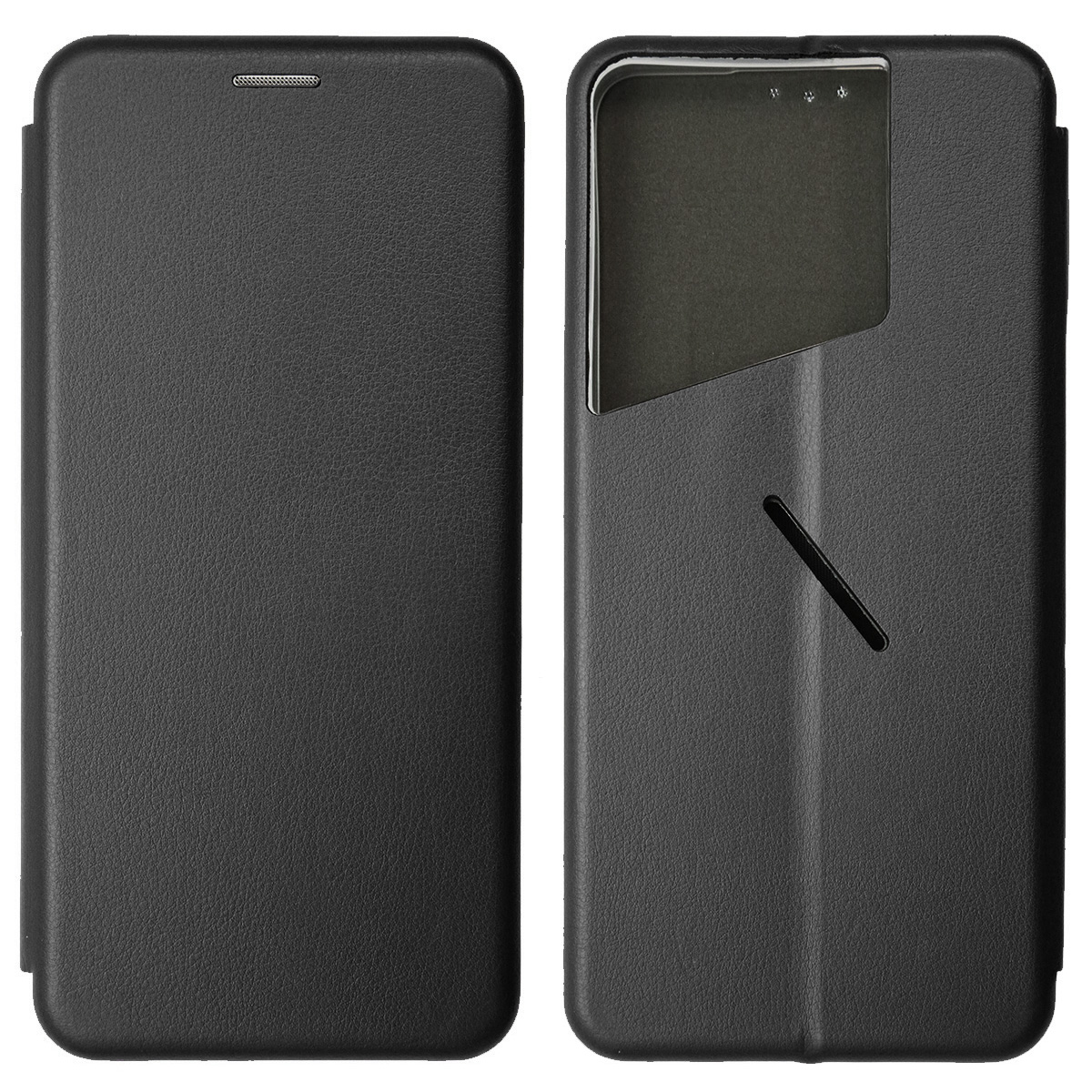 Чехол книжка STYLISH для TECNO Pova 5 Pro 5G, экокожа, визитница, цвет черный Чехол книжка STYLISH для TECNO Pova 5 Pro 5G, экокожа, визитница, цвет черный
