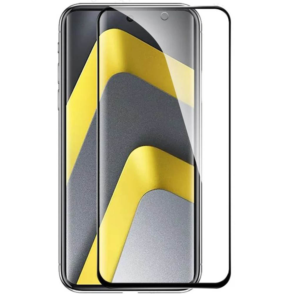 Защитное стекло Screen Protector для XIAOMI POCO M8 Pro, цвет окантовки черный