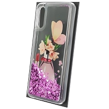 Чехол накладка для SAMSUNG Galaxy A02 (SM-A022G/DS), силикон, переливашка, рисунок Духи Christina Aguilera Inspire
