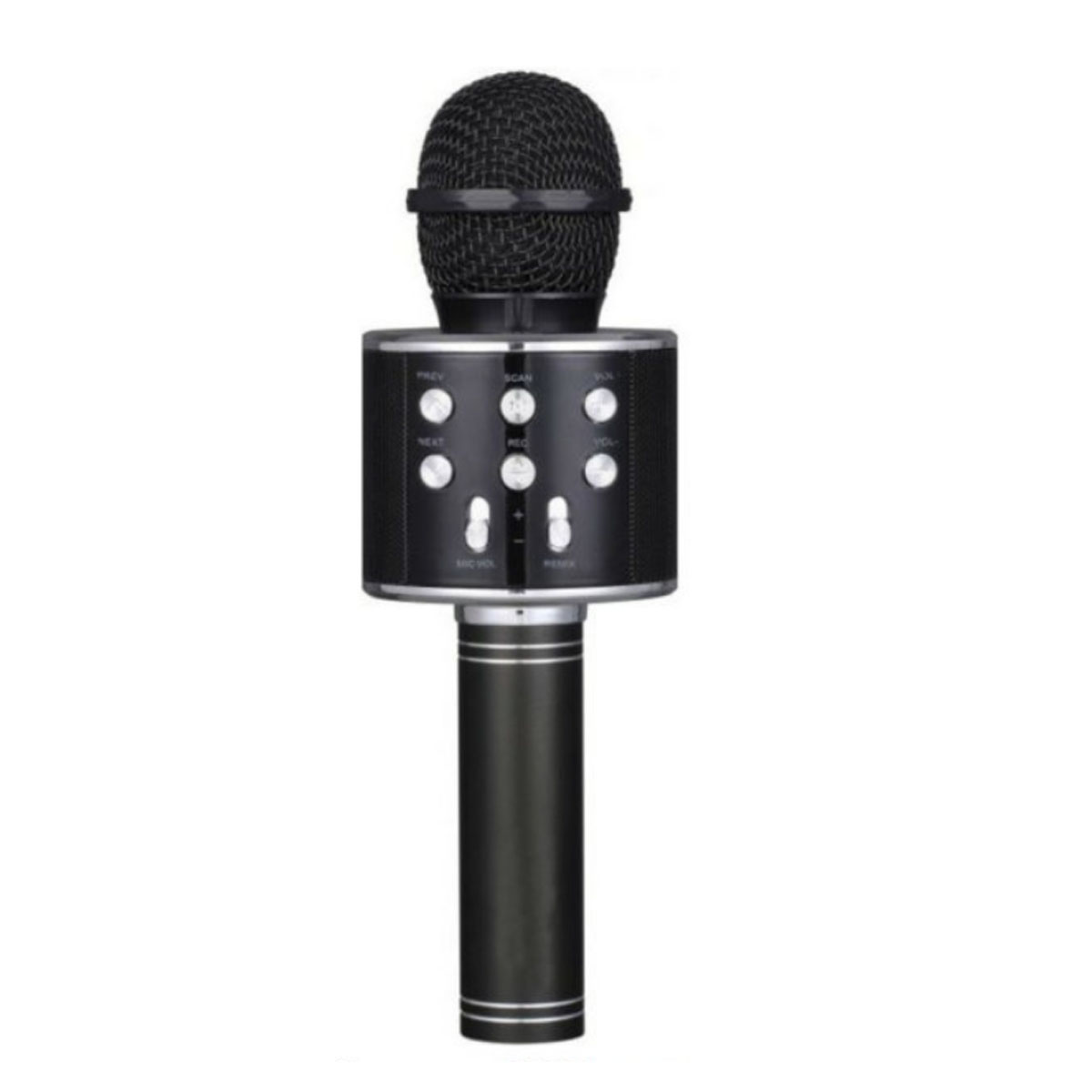 Колонка портативная, караоке-микрофон HAND HELD KTV WS-858 (Bluetooth, microSD, USB), цвет черный Колонка портативная, караоке-микрофон HAND HELD KTV WS-858 (Bluetooth, microSD, USB), цвет черный