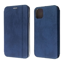 Чехол книжка VINTAGE LiNE для APPLE iPhone 11, экокожа, цвет темно синий. Чехол книжка VINTAGE LiNE для APPLE iPhone 11, экокожа, цвет темно синий.
