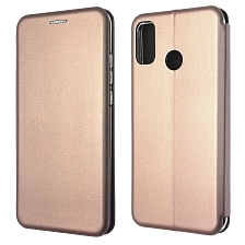 Чехол книжка STYLISH для HUAWEI Honor 9X Lite (JSN-L21), экокожа, визитница, цвет розовое золото Чехол книжка STYLISH для HUAWEI Honor 9X Lite (JSN-L21), экокожа, визитница, цвет розовое золото