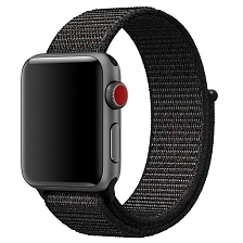 Ремешок для часов Apple Watch (38-40 мм), нейлон, цвет Black (7). Ремешок для часов Apple Watch (38-40 мм), нейлон, цвет Black (7).