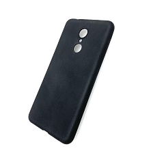 Чехол накладка для XIAOMI REDMI 5, силикон, цвет чёрный.