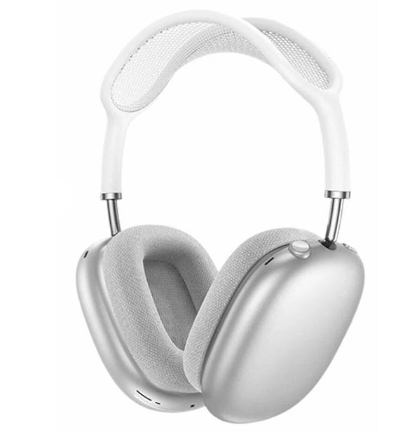 Гарнитура (наушники с микрофоном) беспроводная, полноразмерная, HOCO W58, чехол для наушников, ANC, цвет серебристый