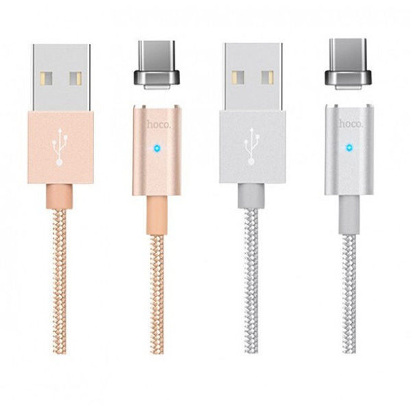 HOCO U16 USB Дата-кабель магнитный коннектор Micro USB, 1.2 метра 5V-2.4A, цвет серебристый. HOCO U16 USB Дата-кабель магнитный коннектор Micro USB, 1.2 метра 5V-2.4A, цвет серебристый.