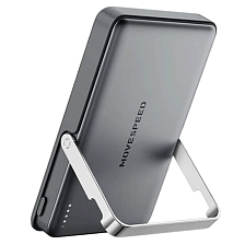 Внешний портативный аккумулятор, Power Bank MOVESPEED S10 Pro, Magsafe, 10000 mAh, цвет космически серый Внешний портативный аккумулятор, Power Bank MOVESPEED S10 Pro, Magsafe, 10000 mAh, цвет космически серый