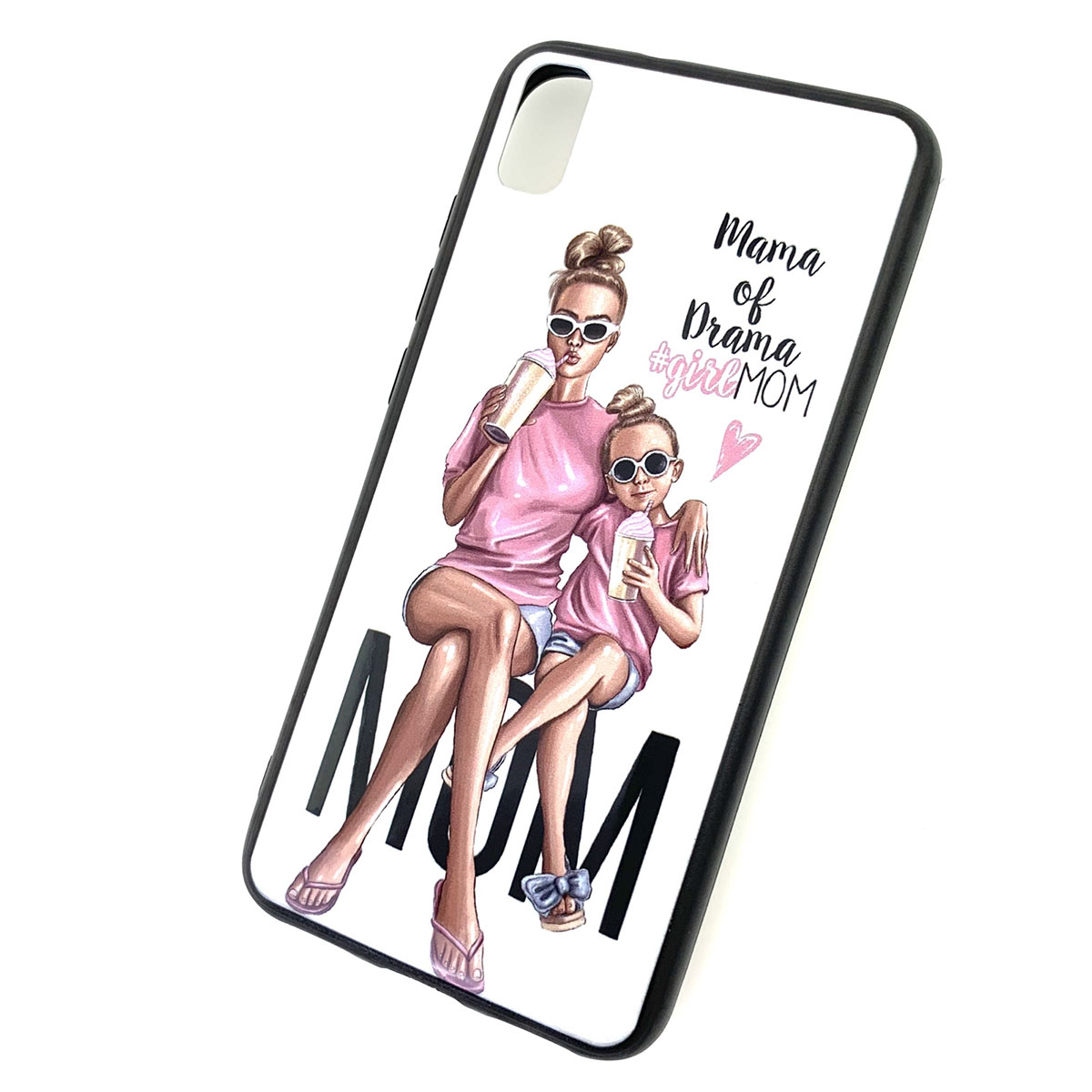 Чехол накладка для XIAOMI Redmi 7A, силикон, рисунок Mama of Drama.