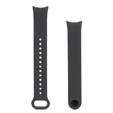 Ремешок на запястье, браслет для XIAOMI Mi Band 8, силикон, цвет темно серый Ремешок на запястье, браслет для XIAOMI Mi Band 8, силикон, цвет темно серый