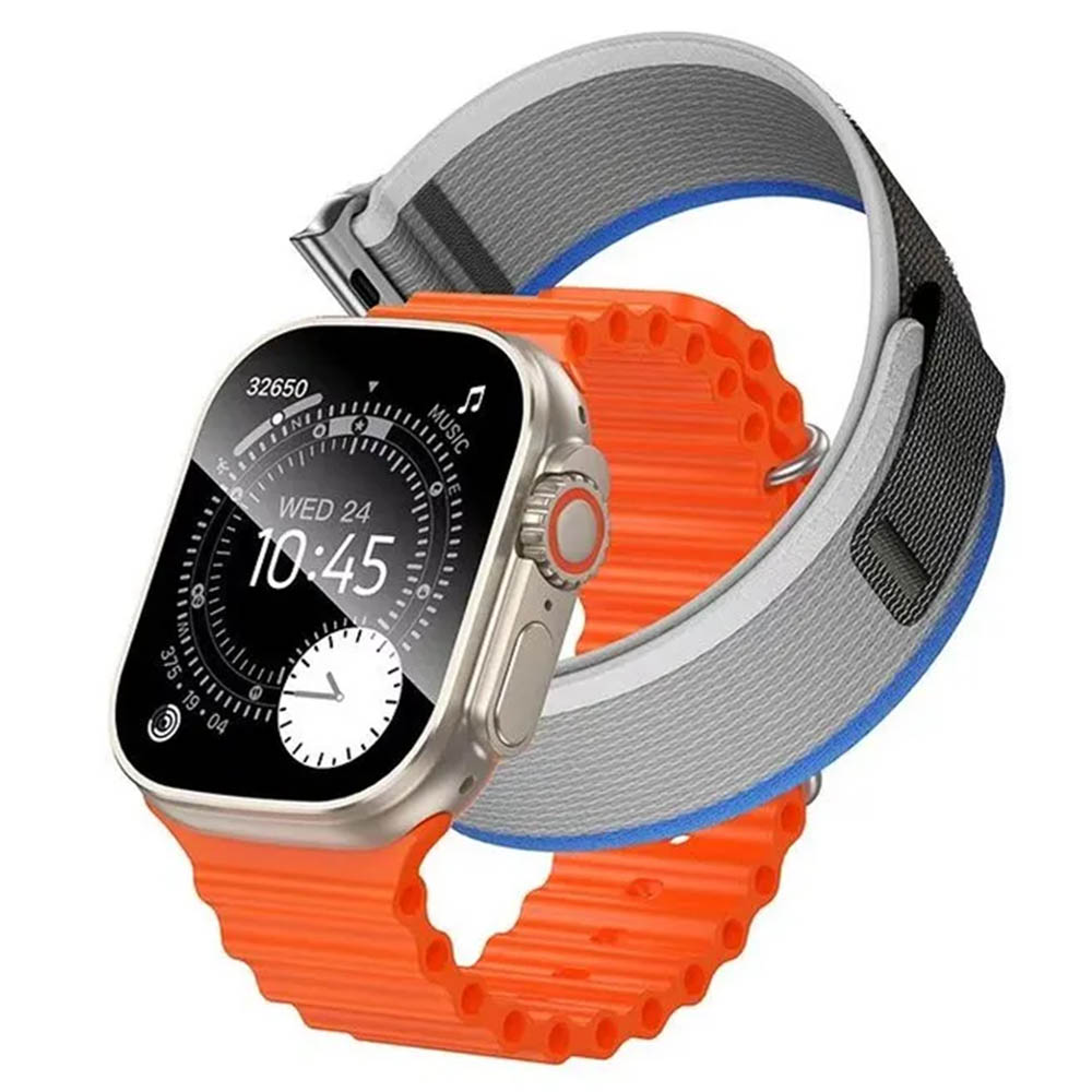 Смарт часы HOCO Y42 Ultra Smart Watch (Call Version), дисплей 2.1", IP67, 2 ремешка, цвет золотистый