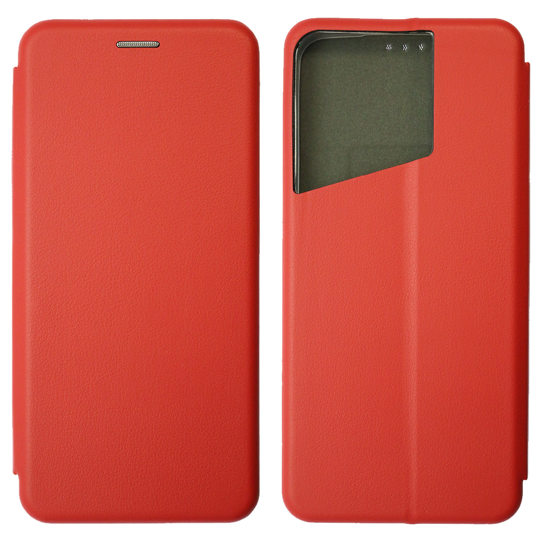 Чехол книжка STYLISH для TECNO Pova Neo 3, экокожа, визитница, цвет красный