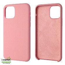 Чехол накладка Silicon Case для APPLE iPhone 11 Pro 2019, силикон, бархат, цвет розовый Чехол накладка Silicon Case для APPLE iPhone 11 Pro 2019, силикон, бархат, цвет розовый