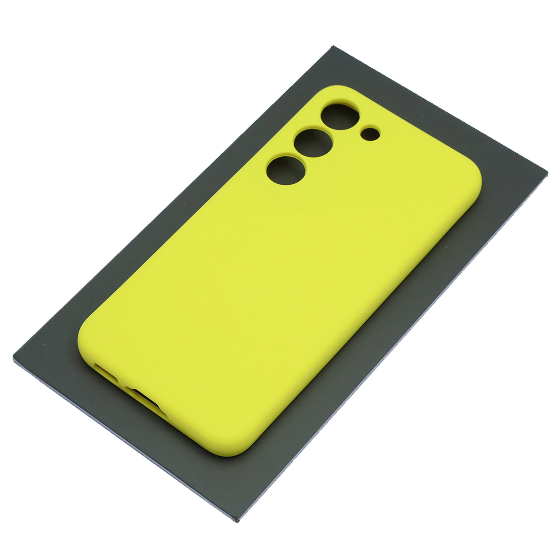 Чехол накладка Silicon Cover для SAMSUNG Galaxy S23, защита камеры, силикон, бархат, цвет желтый Чехол накладка Silicon Cover для SAMSUNG Galaxy S23, защита камеры, силикон, бархат, цвет желтый