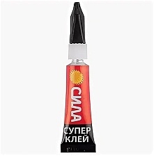Клей СИЛА Супер-клей универсальный, 3г, отрывной, в блистере 12 штук, прозрачный.