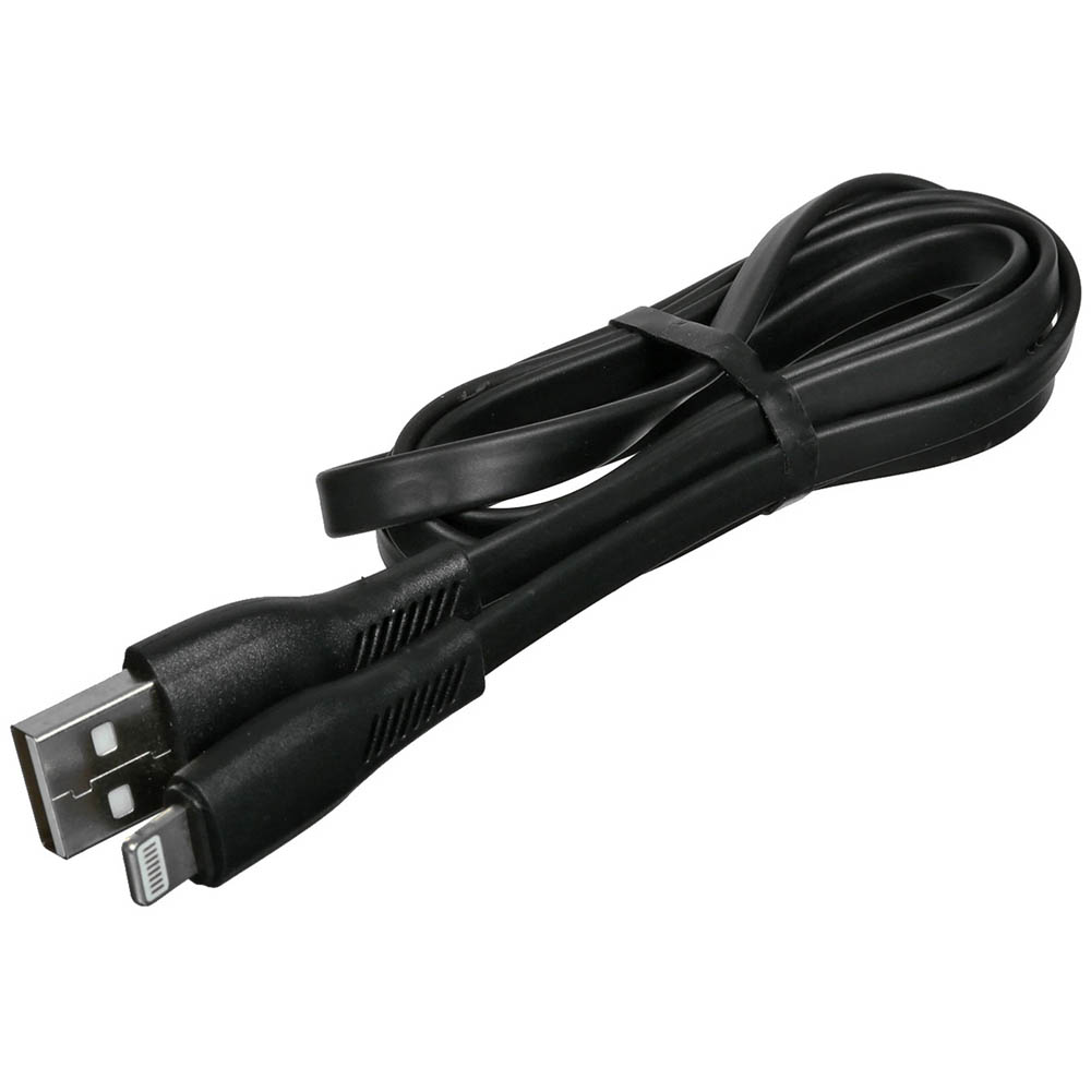 Кабель BOROFONE BX85 Auspicious Lightning 8 pin, 2.4A, длина 1 метр, цвет черный