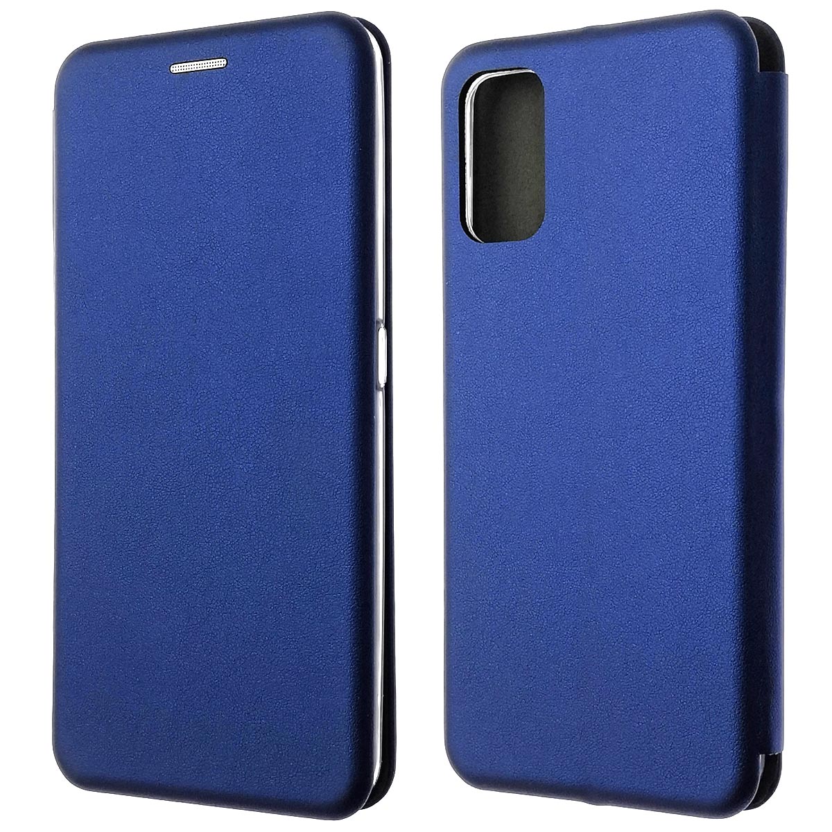 Чехол книжка STYLISH для Realme 7 Pro, экокожа, визитница, цвет синий Чехол книжка STYLISH для Realme 7 Pro, экокожа, визитница, цвет синий