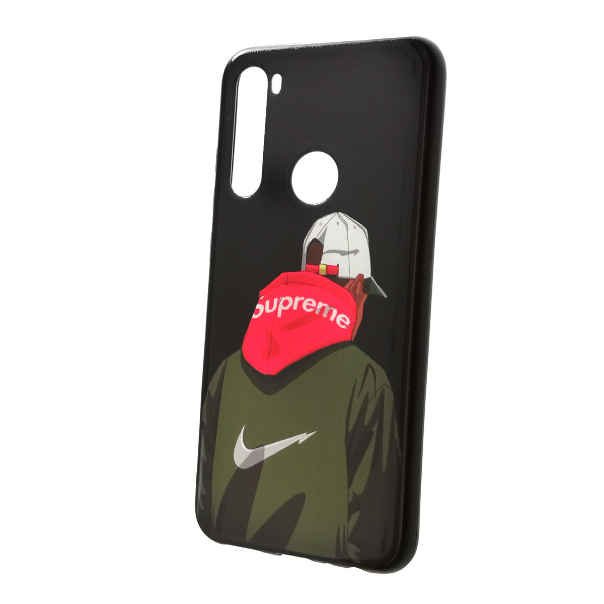 Чехол накладка для XIAOMI Redmi Note 8, силикон, рисунок Suprime.