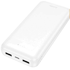 Внешний портативный аккумулятор, Power Bank HOCO J153A Stability, 20000 mAh, цвет белый