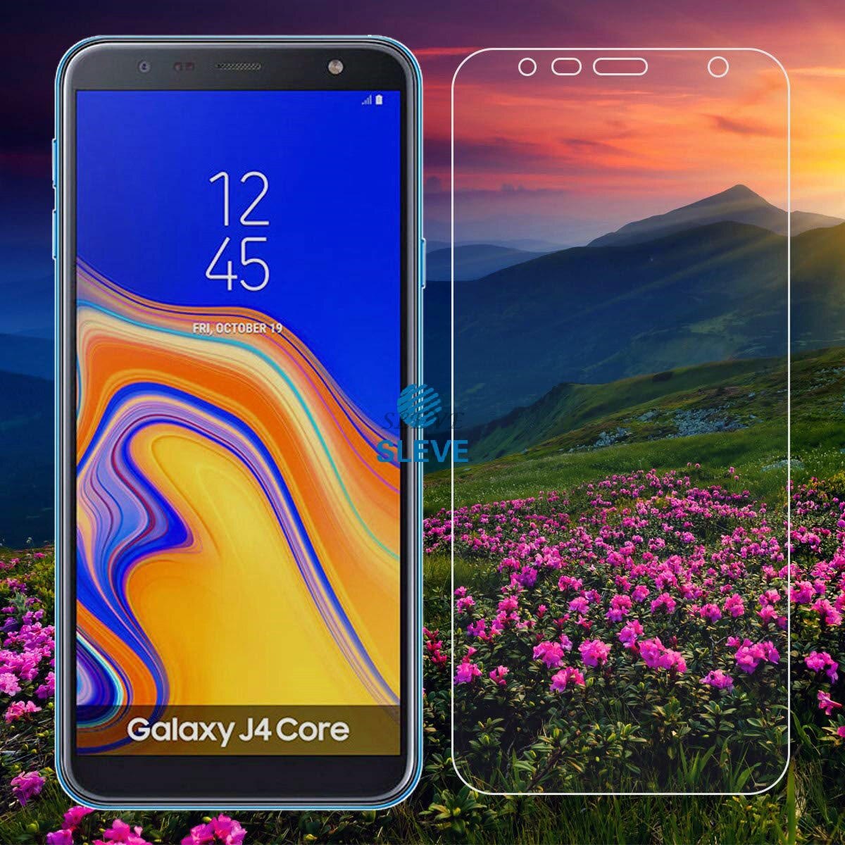 Защитное стекло для SAMSUNG Galaxy J4 CORE (SM-J410), 0.33mm, прозрачное.