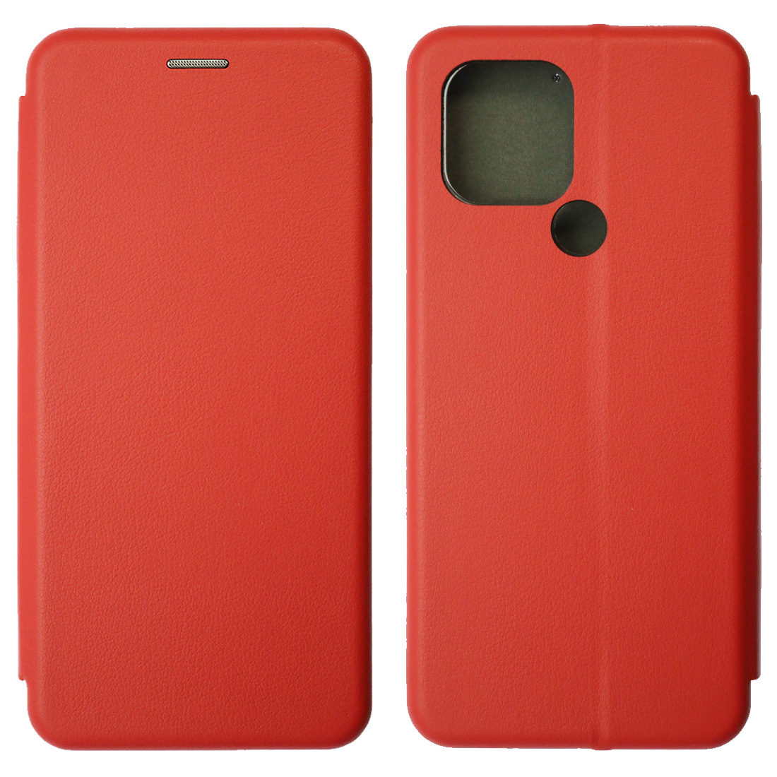 Чехол книжка STYLISH для XIAOMI Redmi A1 Plus, Redmi A2 Plus, POCO C51, экокожа, визитница, цвет красный