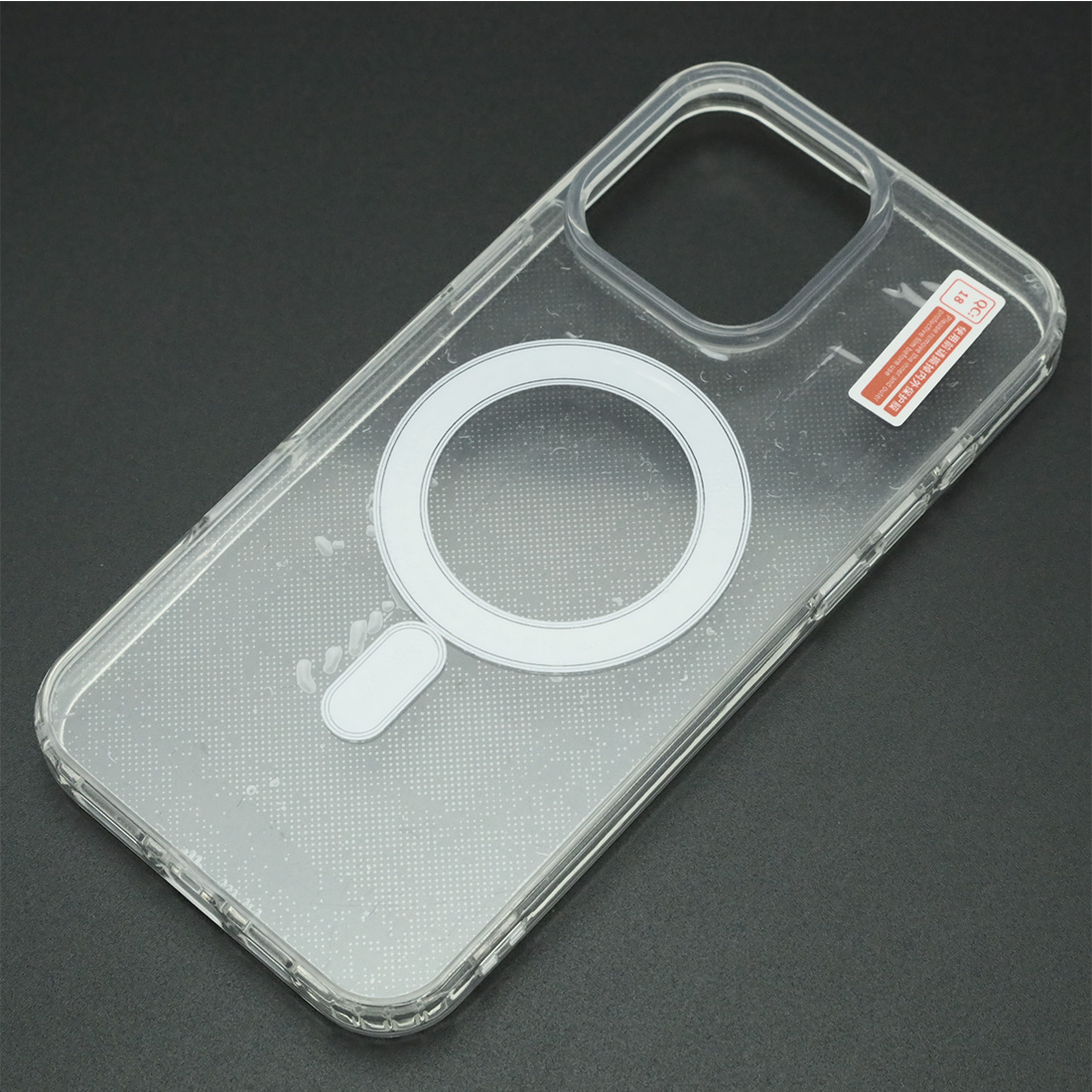 Чехол накладка Clear Case для APPLE iPhone 16 Pro Max, с поддержкой Magsafe, силикон, прозрачный
