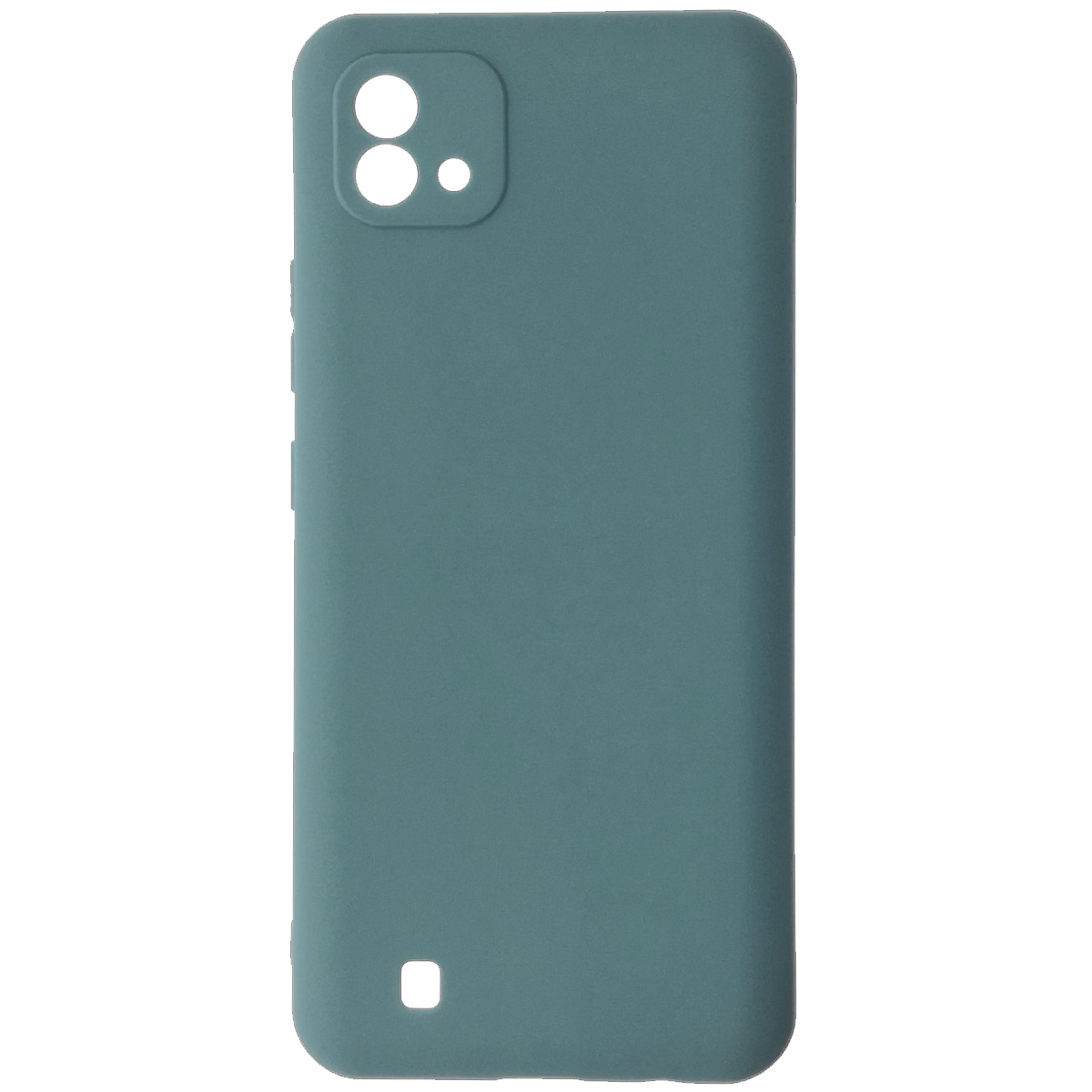 Чехол накладка SOFT TOUCH для Realme C20, силикон, матовый, цвет хвойный Чехол накладка SOFT TOUCH для Realme C20, силикон, матовый, цвет хвойный