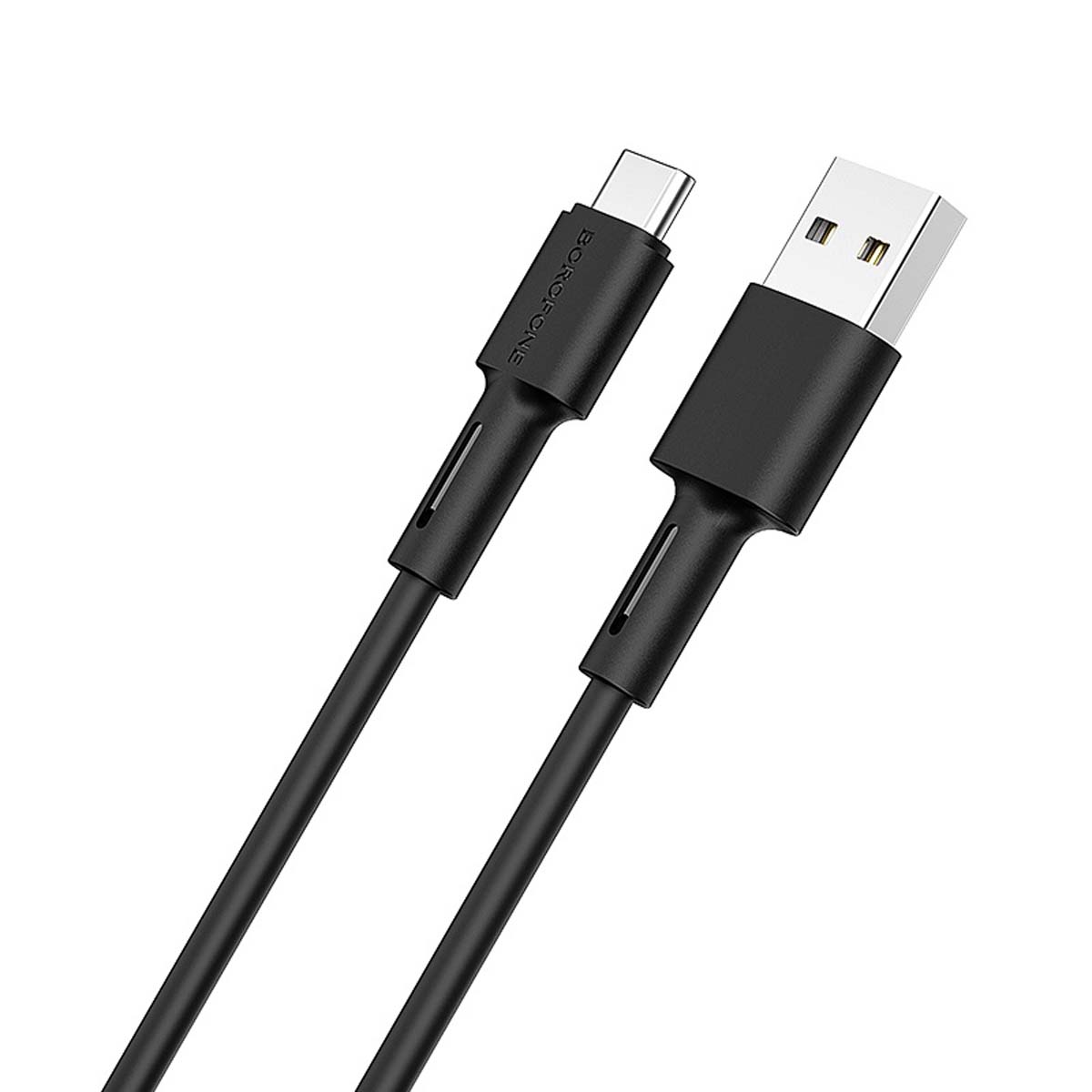 Кабель BOROFONE BX31 Soft Silicone USB Type C, длина 1 метр, цвет черный