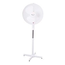 Вентилятор напольный Mercury MC-7001, 45W, 43см, высота 95-125 см, цвет белый Вентилятор напольный Mercury MC-7001, 45W, 43см, высота 95-125 см, цвет белый