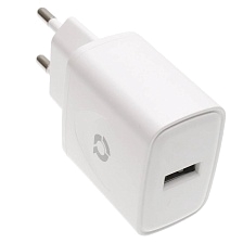 СЗУ (Сетевое зарядное устройство) QAYAN QHC-106, 12W, 1 USB, цвет белый СЗУ (Сетевое зарядное устройство) QAYAN QHC-106, 12W, 1 USB, цвет белый