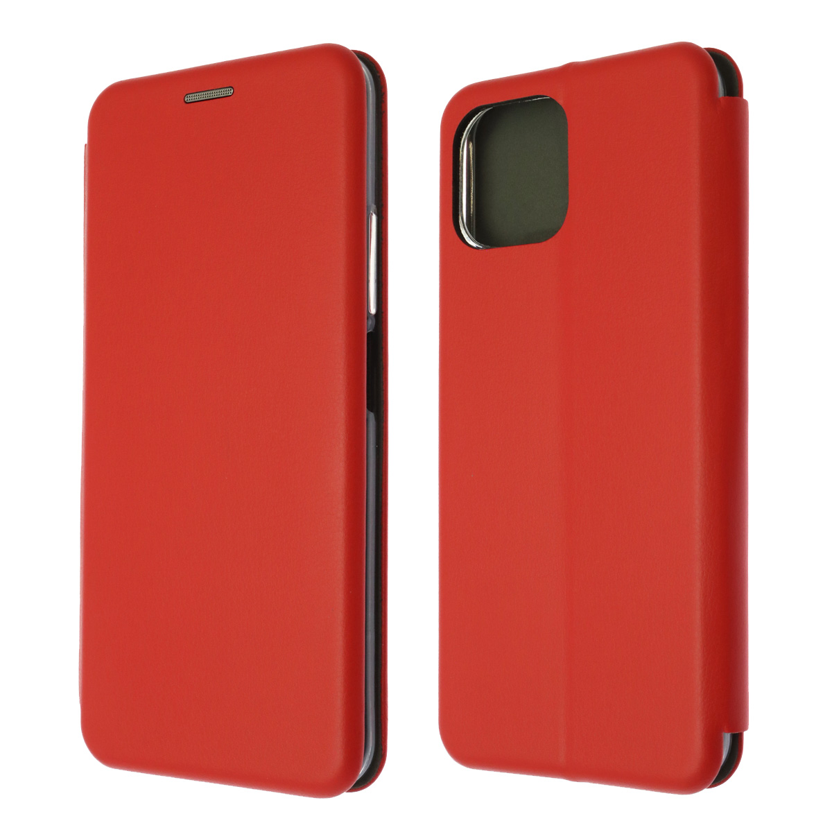 Чехол книжка STYLISH для XIAOMI MI 11 Lite, экокожа, визитница, цвет красный