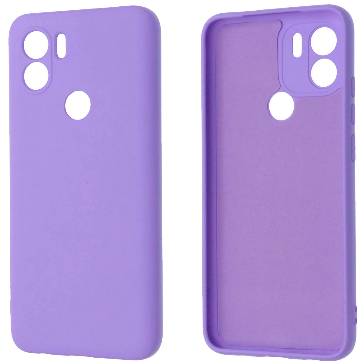 Чехол накладка NANO для Redmi A1 Plus, Redmi A2 Plus, POCO C51, силикон, бархат, цвет сиреневый Чехол накладка NANO для Redmi A1 Plus, Redmi A2 Plus, POCO C51, силикон, бархат, цвет сиреневый