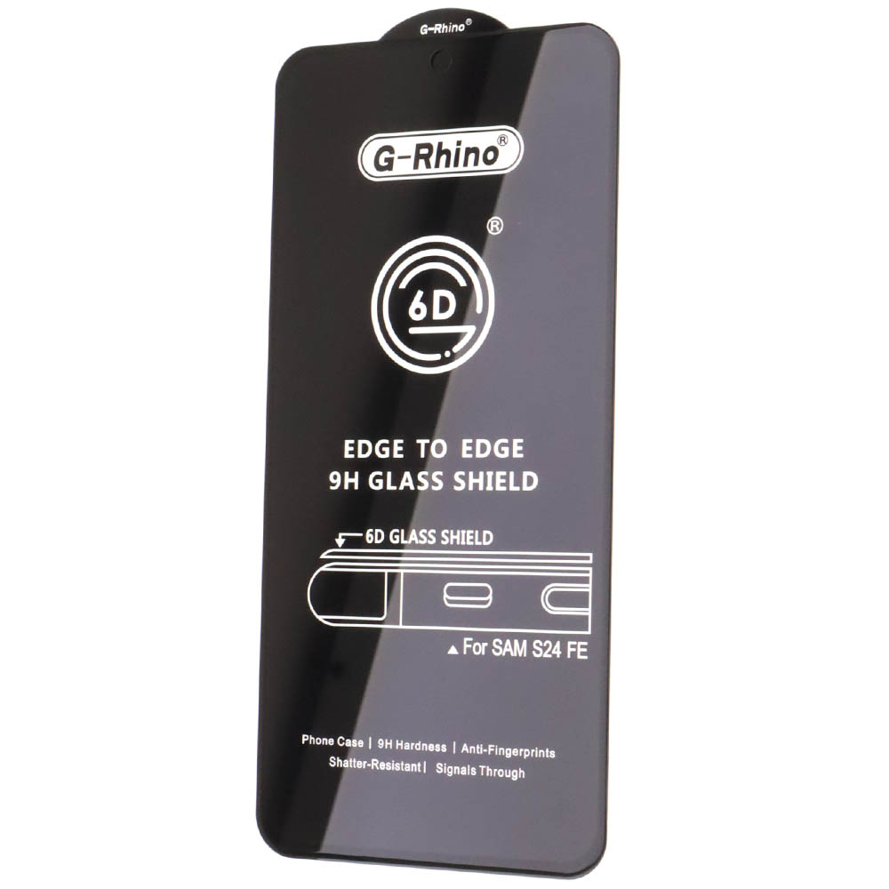 Защитное стекло 6D G-Rhino для SAMSUNG Galaxy A36, Galaxy A56, Galaxy S24 FE, цвет окантовки черный Защитное стекло 6D G-Rhino для SAMSUNG Galaxy A36, Galaxy A56, Galaxy S24 FE, цвет окантовки черный