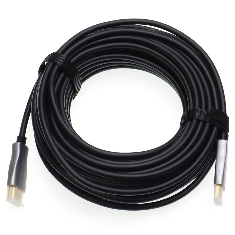 Активный оптический кабель HDMI - HDMI H276 4K UHD, HDTV 2.0, силикон, длина 15 метров, цвет черный Активный оптический кабель HDMI - HDMI H276 4K UHD, HDTV 2.0, силикон, длина 15 метров, цвет черный