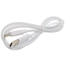 Кабель BOROFONE BX123 Leya USB Type C, 3А, 36W, длина 1 метр, цвет белый