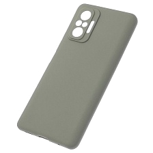 Чехол накладка SOFT TOUCH для XIAOMI Redmi Note 10 Pro, силикон, матовый, цвет светло серый Чехол накладка SOFT TOUCH для XIAOMI Redmi Note 10 Pro, силикон, матовый, цвет светло серый