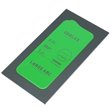Защитное стекло безрамочное GERLAX 300CC для APPLE iPhone 12, iPhone 12 Pro, вырез под динамик, прозрачное